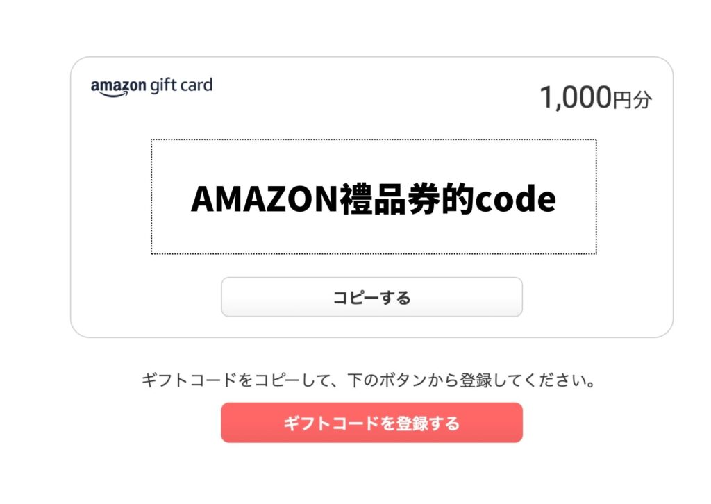 只需登錄會員即可免費拿1000日元AMAZON禮品券